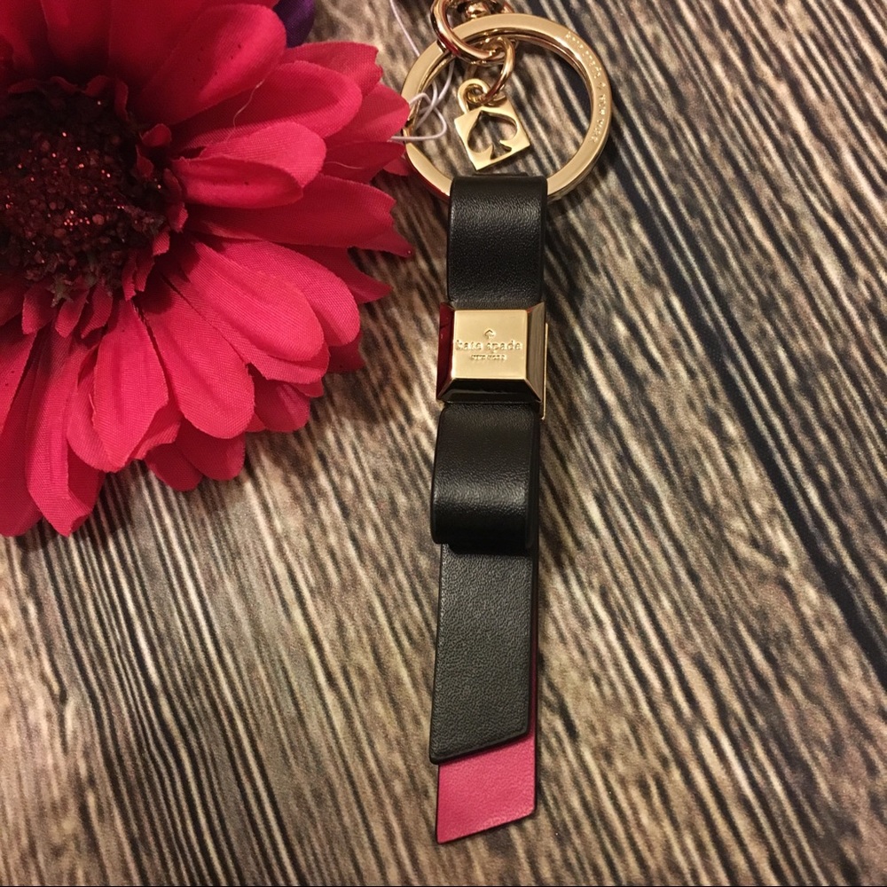 Kate Spade Faceted Bow Keychain